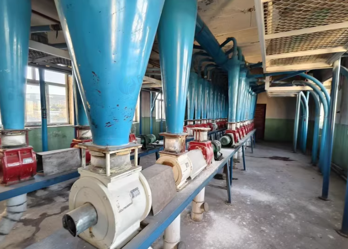 克拉玛依地区面粉厂处理8台磨面机