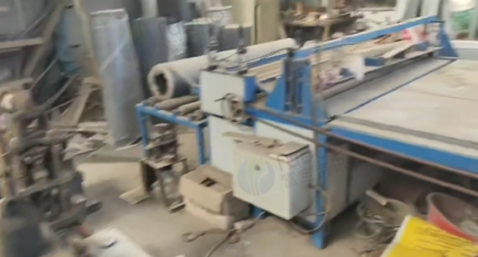 东营市地区转行处理组角机 双头锯等设备