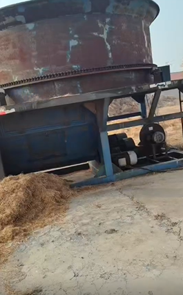 东营市地区个人处理秸秆揉丝打包机产线