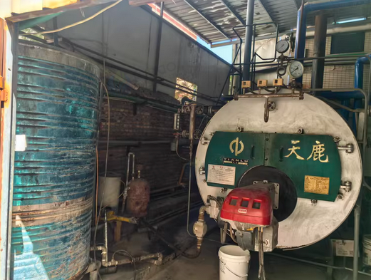 泉州市地区处理广州天鹿WNS湿背全自动燃油气蒸汽锅炉