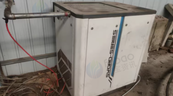 潍坊市地区处理55kw空压机总成1套 中断锯 空压机 行车等各种设备