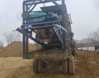 临沂地区处理移动螺旋洗石子洗沙机 三排水轮