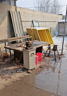 石家庄市地区处理中林500大锯、中端铣、组角机、角码锯、冲床、护角锯、气泵