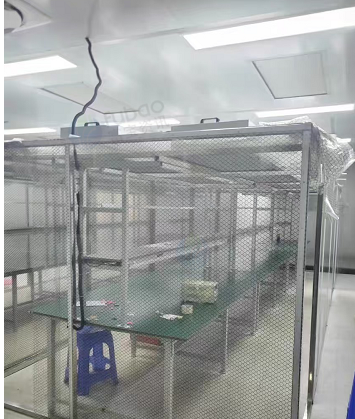 武汉市地区处理FFU空气过滤器26台、10匹天花机一拖二一套等洁净室全套