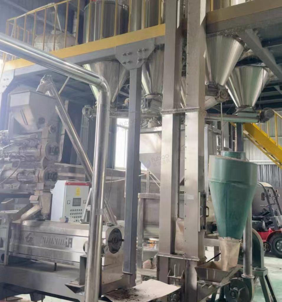 宿州地区工厂处理双螺杆膨化机等全套猫粮狗粮设备