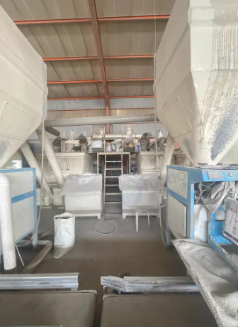 滨州市地区工厂处理2条干混砂浆生产线