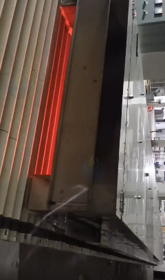 九江市地区处理850度高温烧结遂道炉