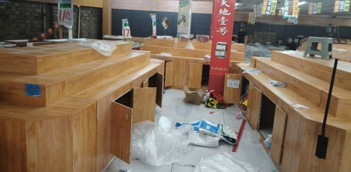 南宁地区处理1批超市杂货架