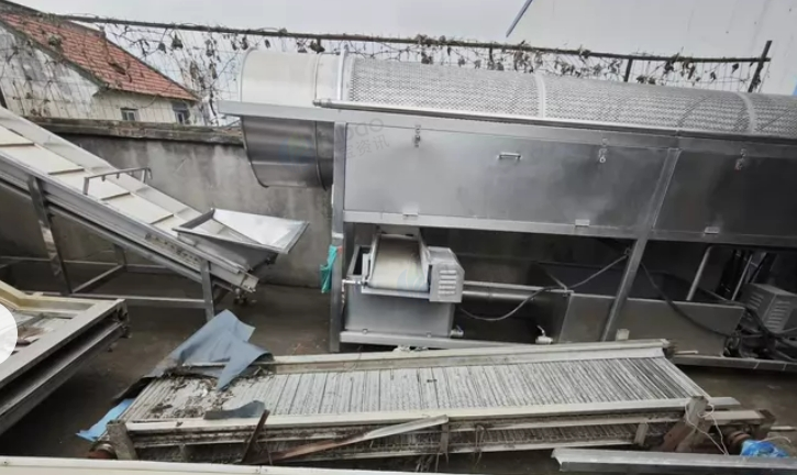南通市地区处理食品加工设备一批、螺旋漂烫机、常温水预冷机、冰水冷却机等