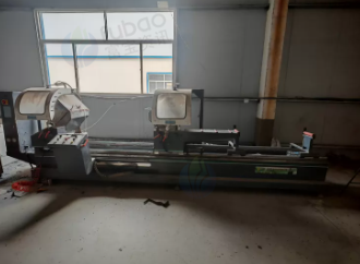 滨州市地区门窗厂处理双头锯 组角机 气泵等设备