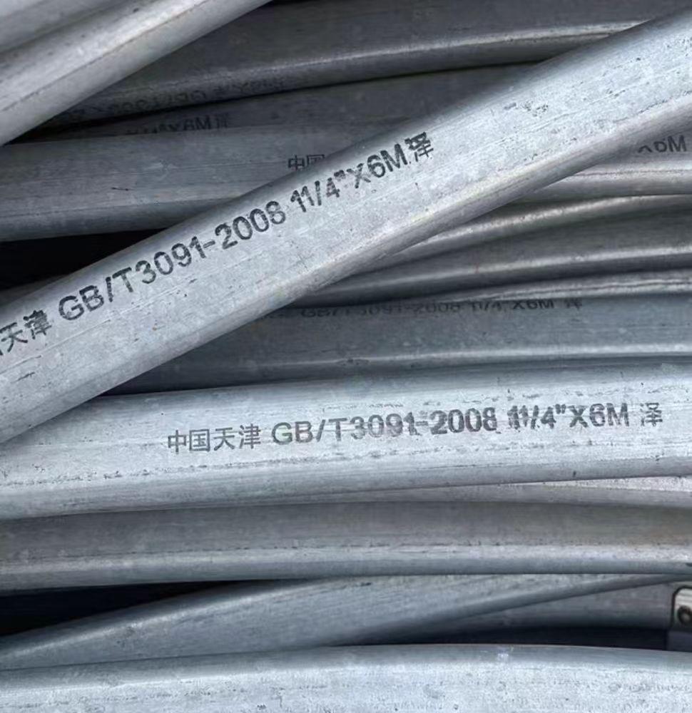 阜阳市地区处理一批大棚镀锌钢管