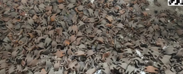 青岛市地区处理仓库闲置十字扣件盖板