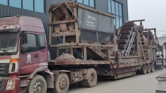 临沂市地区公司处理移动洗沙机 1214锤破