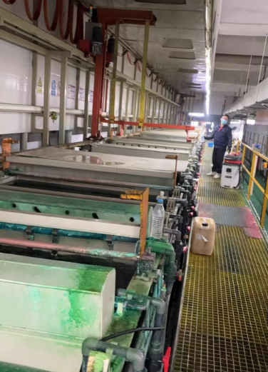 镇江市地区工厂处理电镀生产线2条