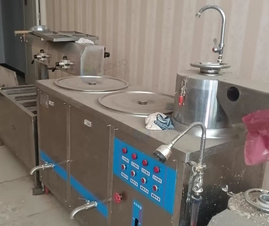 保定市地区处理商用全自动豆腐机、磨浆机