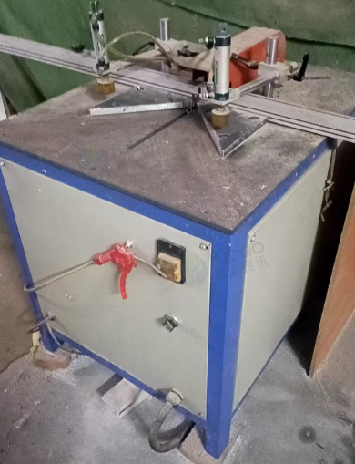 海口地区工厂处理台式45度角切割机、覆膜机、台锯