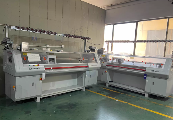 南通市地区工厂处理14针慈星GE2-52S电脑针织横机2台