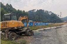 百色地区处理挖掘机