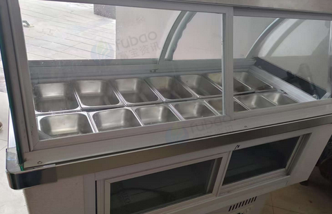 重庆地区自用处理冰粉展示柜