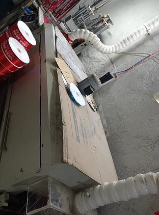 百色市地区处理织带印刷机、收卷机、空压机、冷干机等