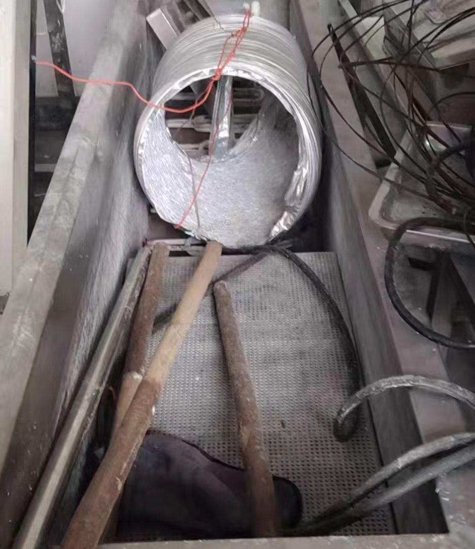 南阳市地区工厂处理搅拌机、煮槽、传送切断机、包装机等全套土豆粉生产设备