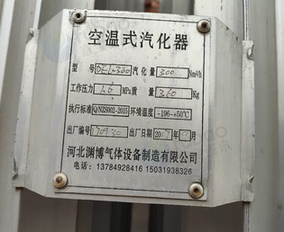 石家庄地区处理空温式汽化器DE-300