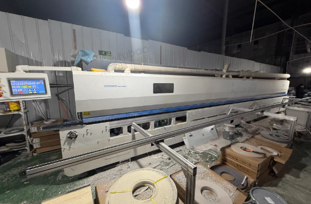 南京市地区工厂处理硕灿10.5米铝木通用封边机