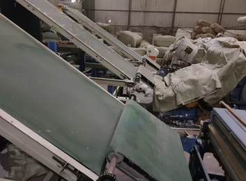 邢台市地区处理三台铺网机三台梳棉机一台小型抓棉机