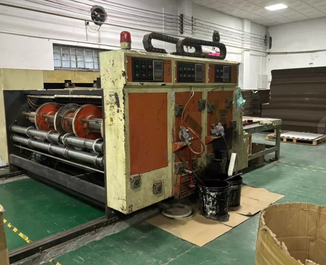 佛山市地区处理纸箱双色印刷开槽机