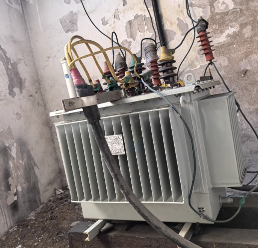 海口市地区工厂处理160KVA变压器