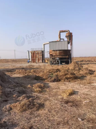 东营市地区个人处理秸秆揉丝打包机产线