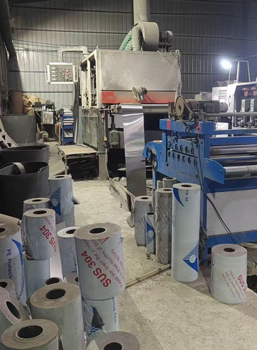 郑州市地区工厂处理开平机加磨砂开平一整套