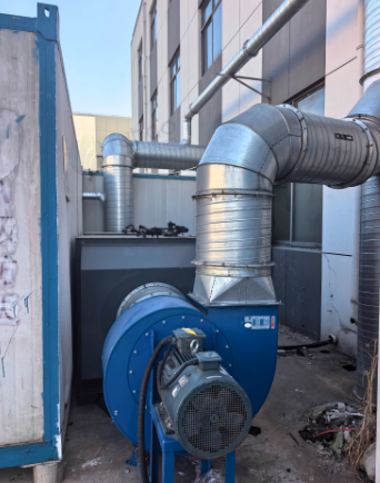 常州地区工厂处理472-8-6A离心通风机1台、空调全套