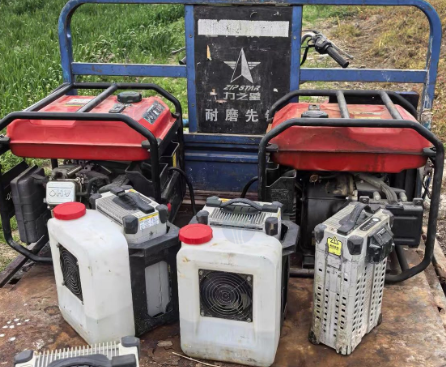 嘉兴市地区处理2台发电机