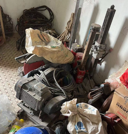 中山市地区处理电焊机、空压机、吊机、沙浆机、脚手架、电动斗车等