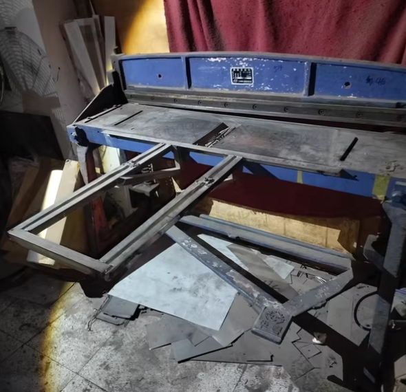 遂宁市地区工厂处理华粤脚踏剪板机