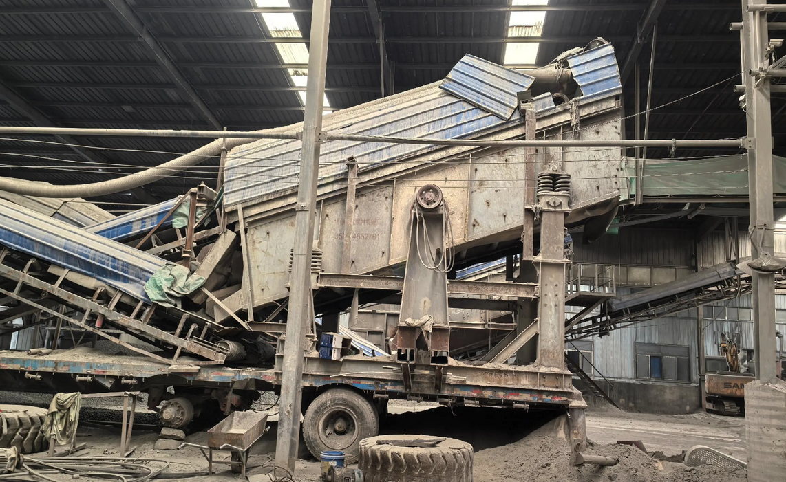聊城市地区公司处理破碎生产线设备