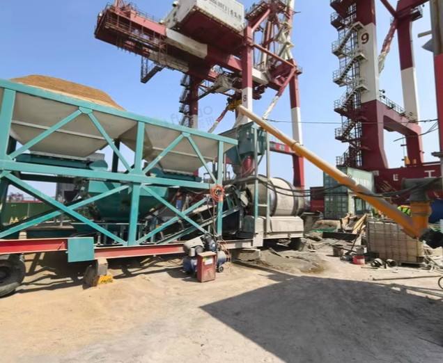 青岛市地区处理1000型移动式砂浆混凝土搅拌机