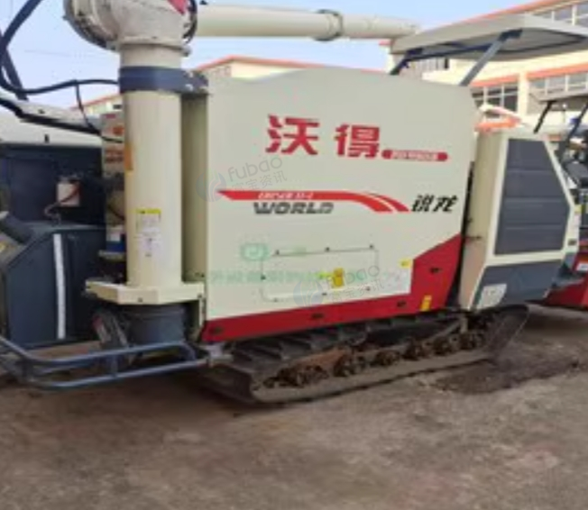 泰安市地区个人处理沃得锐龙DR50EII履带式联合收割机