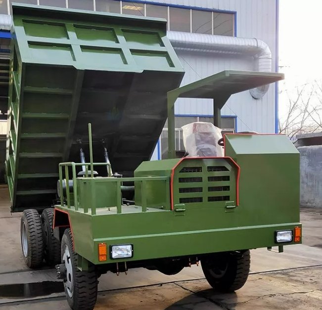 济宁市地区处理军绿色园林绿化自卸车