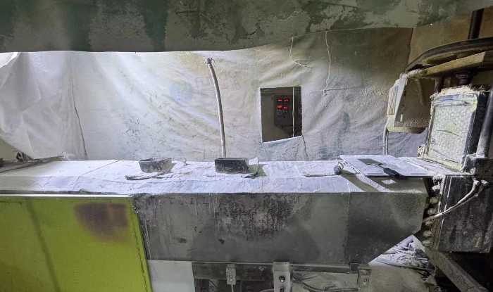 汕头市地区塑胶厂处理160口径单螺杆子母机