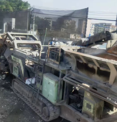 广州市地区处理美斯达移动破碎机