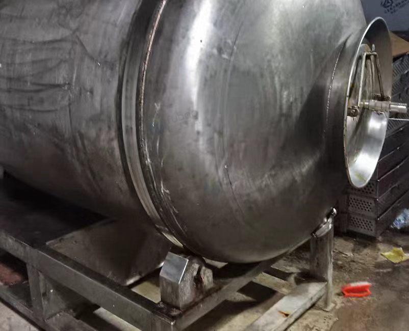 德州市地区食品厂处理3.5方杀菌锅、冷库、不锈钢清洗池、水处理设备、全自动翻盖抽空机等