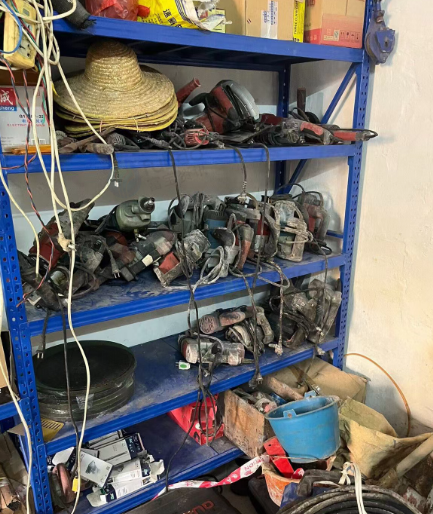 中山市地区处理电焊机、空压机、吊机、沙浆机、脚手架、电动斗车等