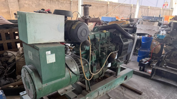 盐城市地区工厂处理80KW沃尔沃马拉松发电机组
