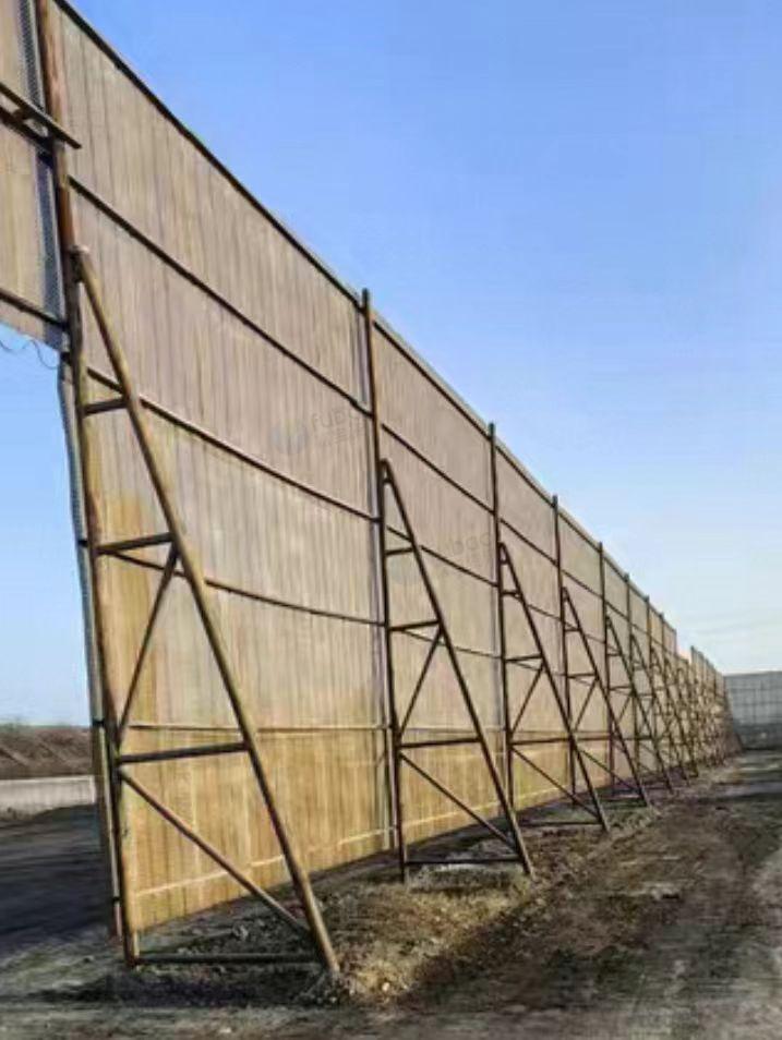 包头市地区处理6000平金属防风抑尘网