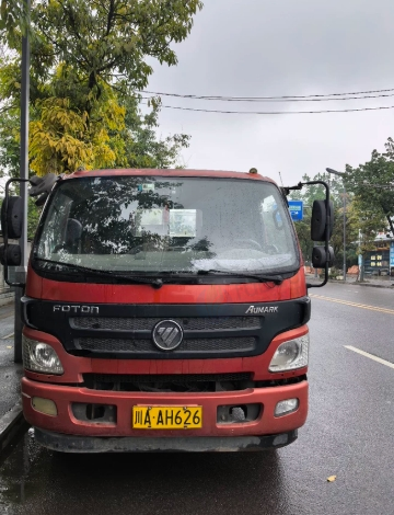 成都市地区处理福田欧马可3五米二平板车