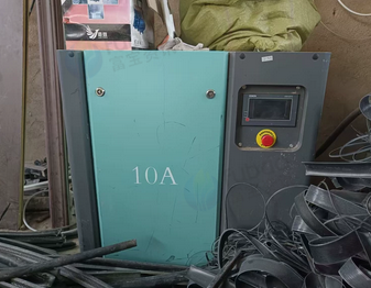 沧州市地区处理7.5永磁变频空压机配1立方储气罐加冷干机三件套