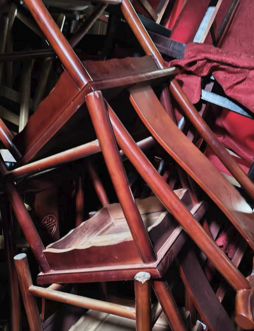 丽江市地区处理一批实木餐椅