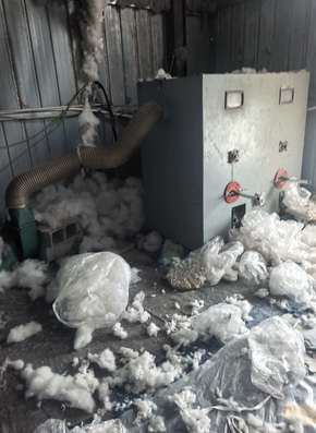 临沂市地区处理破面机、冲棉机一套